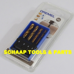 Houtspiraalborenset 4 delig 3mm + 4mm + 5mm + 6mm schacht 3,2mm | 636